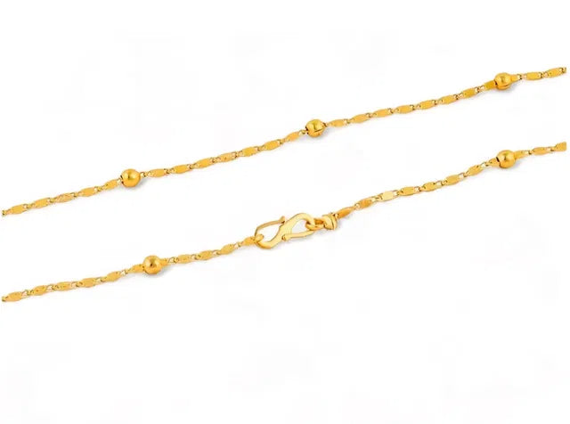 Womens Artificial ballchain necklace long length in metal
F9 quality